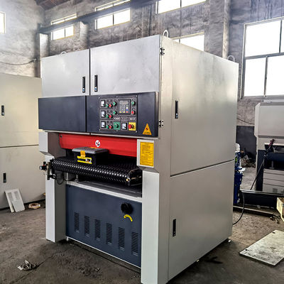 3500 KG R-RP1000 Precise Kalibrating Wide Belt Grinding Sander Sanding Machine voor gecompliceerd massief houten vloer