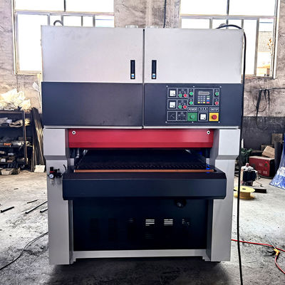 3500 KG R-RP1000 Precise Kalibrating Wide Belt Grinding Sander Sanding Machine voor gecompliceerd massief houten vloer