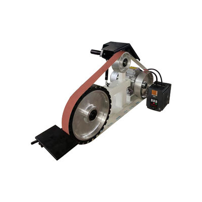 PMS2100 Automatische Desktop Small Metal Sanding Belt Machine Belt Grinder Machine met 1