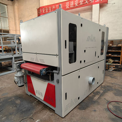 Krachtige 800 mm Automatische Metalen Deburring Chamfering Sanding Machine met 7.5kw * 2 Power