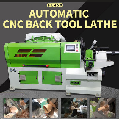 PL450 Volledig automatische multifunctioneel geïntegreerde CNC-houten draaibank voor snelle en productie