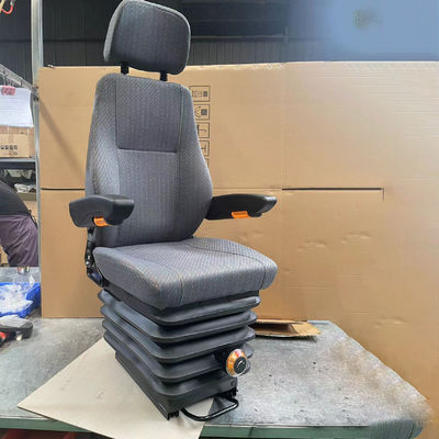 Bestuurdersstoel voor motorvoertuigen met PVC-materiaal en hoofdsteun met drie versnellingen