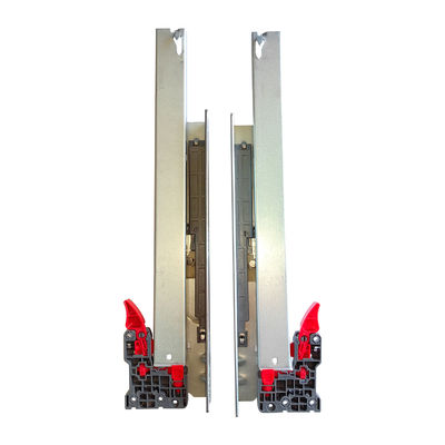 370 mm Min Kas Diepte Kas Laai Bottom Rebound 3-voudig Verborgen glijbaan 303BF-350