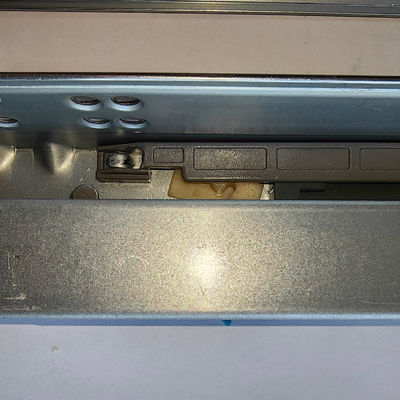 370 mm diepte verborgen onderste drawer glijbanen met zachte sluiting en druk open