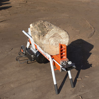 Elektrische houtsplitser 8 ton Mobiele houtsplitser voor thuissplitsing Diameter 50-400 mm