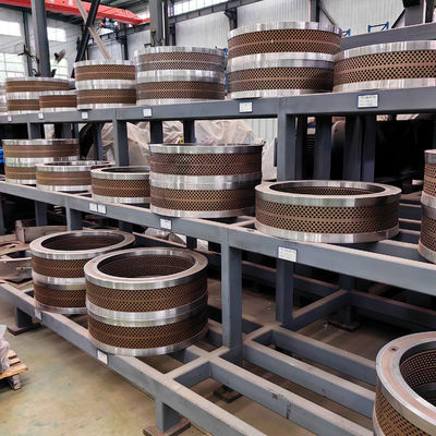 Op maat gemaakte 6mm 8mm Hole Diameter Range Ring Die Mould voor Biomassa en Feed Pellet Mill