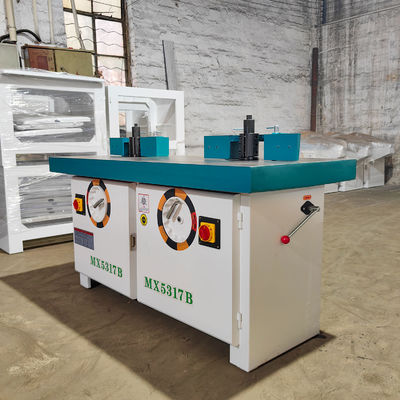 35 mm Spindle Dia MX5317 Houtbewerking Verticale Dubbele Spindle Shaper Machine voor Houten Deur