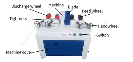 3 kW hoofdmotor 400 mm houten ronde stokstaaf maken machine voor ronde staaf productie