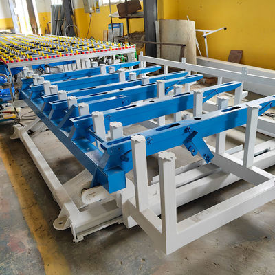 Spanning 380V/50Hz/3P Glass Double Edger Machine voor slijpen en polijsten bij 1-8m/min