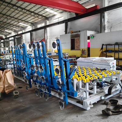 Spanning 380V/50Hz/3P Glass Double Edger Machine voor slijpen en polijsten bij 1-8m/min