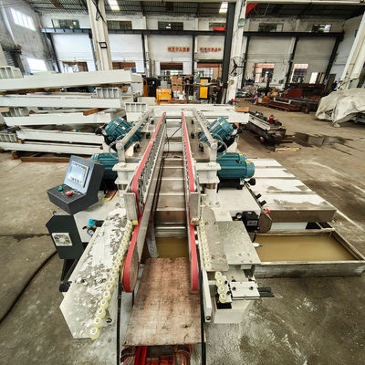 Veiligheidsglas-geharmeringsglas dubbelrandmachine met diagonale tolerantie van ± 0,5 mm/m