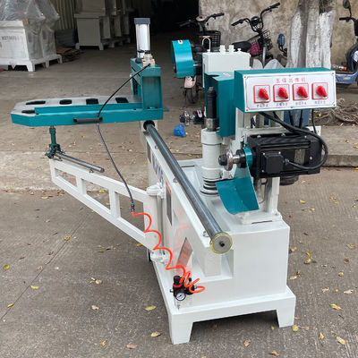 MJ105 Dubbelgeleidingsrail Vierkante houtmortisator met 5 zaagbladen 7,7kw Gewicht 380 kg