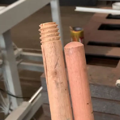 Aanpasbare Ronde Hoofd Scherpen Snijden Motor 0,75kw * 2 Mop Bar Ronde Staaf Machine