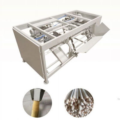 Aanpasbare 1200-1350mm Ronde houtstaaf eind draadvormende handgreep snijmachine