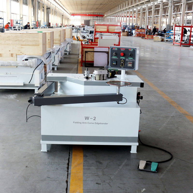 10.8m/min Panel Feed Speed Mini Folding Arm Edge Banding Machine voor MDF PVC Panel