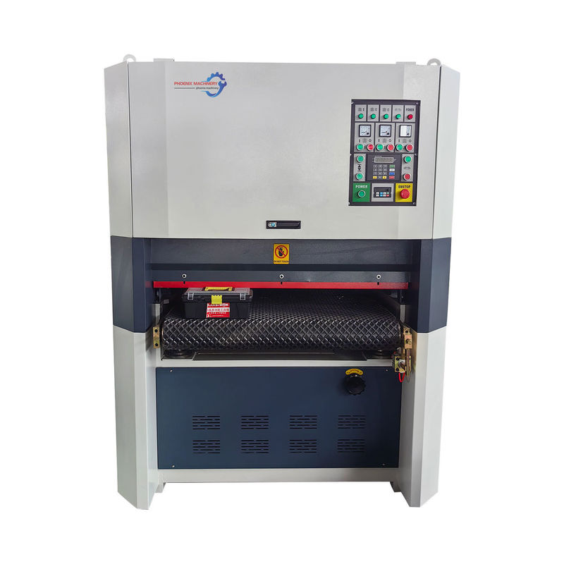 11kw Motor Derde Eenheid B-R-RP1000 Aanpassing Breed Gordel Drum Planer Sander met Kasten