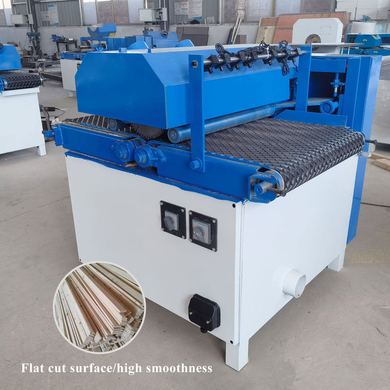 Multi Blade Rip Saw Machine voor horizontaal cirkelvormig snijden in bouwmaterialenwinkels