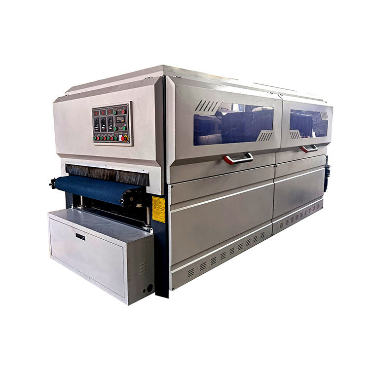 Houtborstel-sandmachine van 1300 mm voor automatisch polijsten van keukenkastdeuren