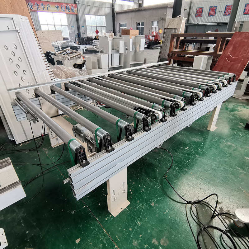Multi Roller Conveyor voor Houten Deur Assemblage Lijn Makkelijk te bedienen Lengte 3000mm
