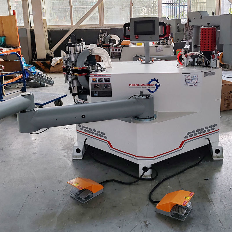 KN-700-3 All-in-one edge banding machine met lasergeleide snoeien en 150 mm stofzuigen