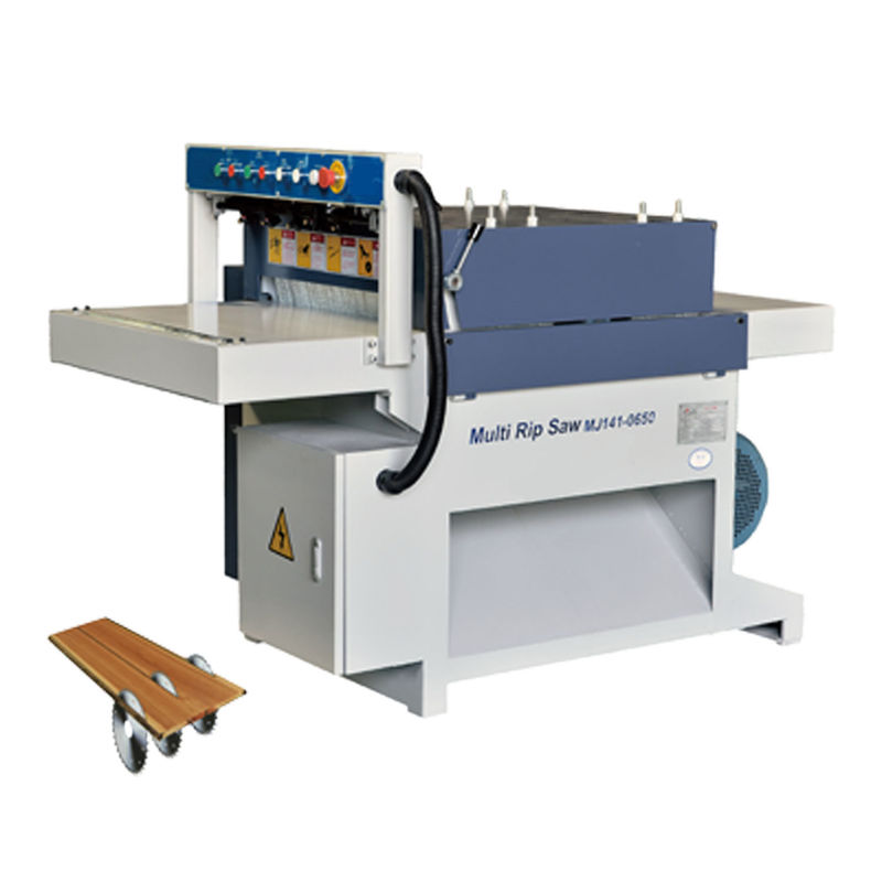 MJ141-0650 Horizontale automatisering Hout snijden Multi Rip Trimming Zaagmachine voor zaagmolen