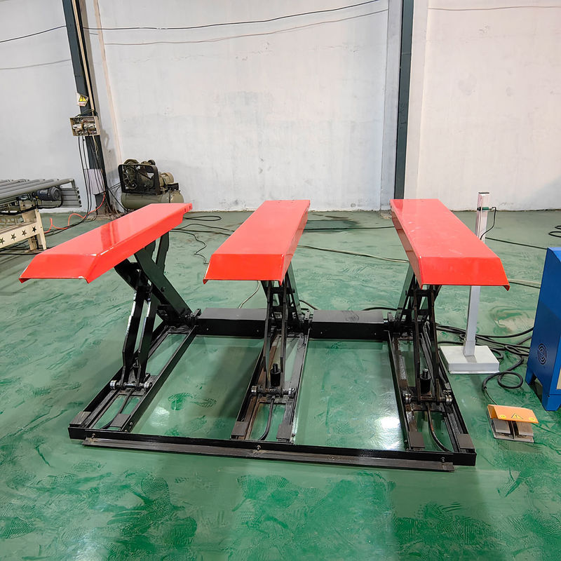PSLE6 3000 kg elektrisch vast platform E-type schaarhef 6 oliecilinders en ontwerp