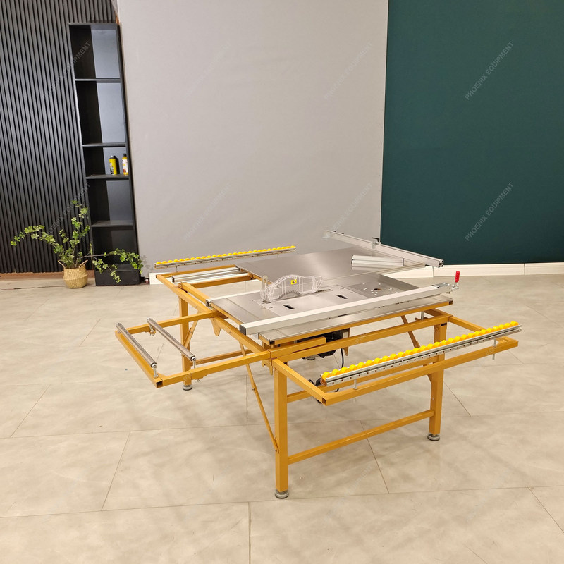 Horizontale stijl 5kW PDMJ16 stofvrij vouwbaar paneel cirkelzaag voor houtbewerking