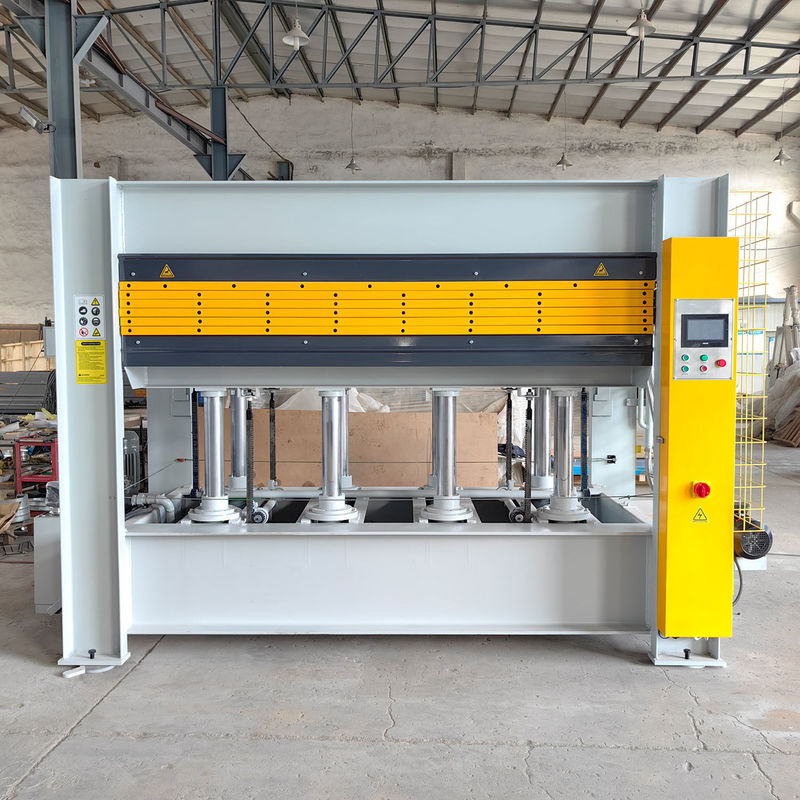 Gemakkelijk te bedienen 5laag triplex MDF Hout Hot Press Machine voor deuren maken houtbewerking
