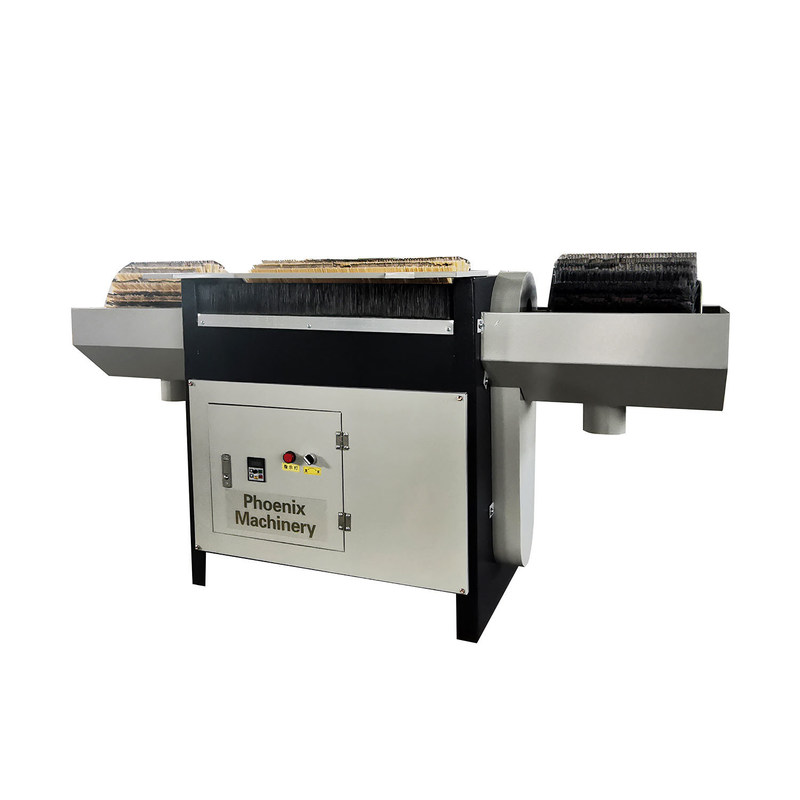 PM120A Kleine drie rollers borstel handmatige houtzandmachine voor gladde houten oppervlakken