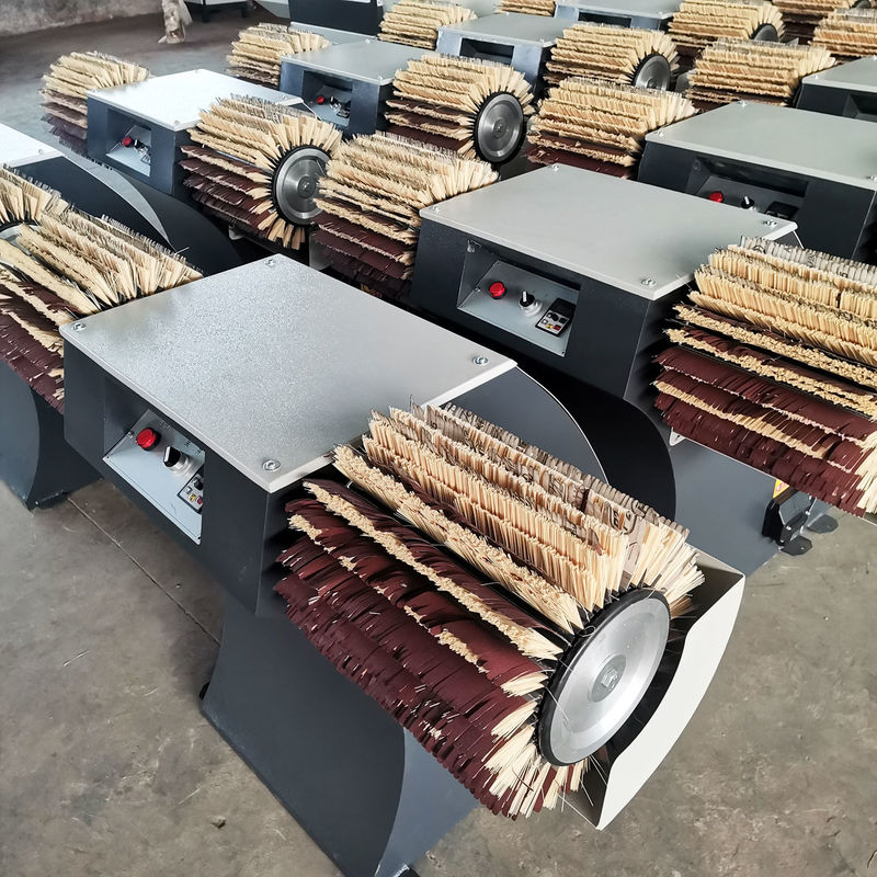 Mini 2 koppen handmatige zandmachine voor houtbewerking houtborstel vloerpoetstrommel