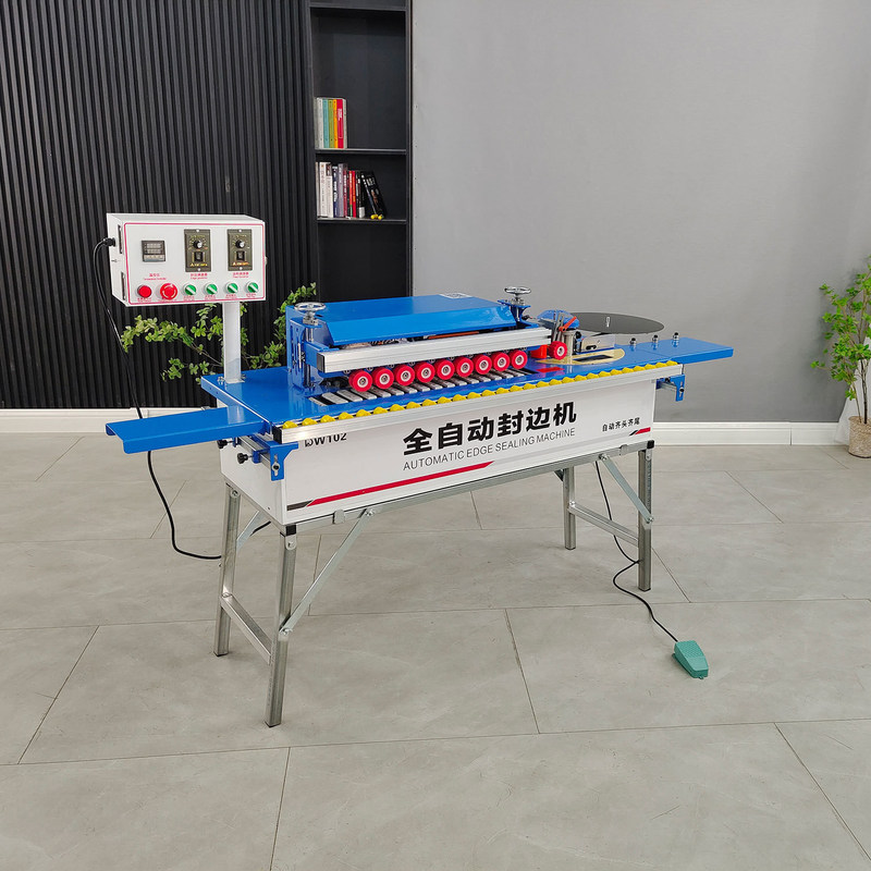 220V/380V/aanpassing DW102 gebogen kast Automatische houtbewerking Meubelen Afgeronde randbandband