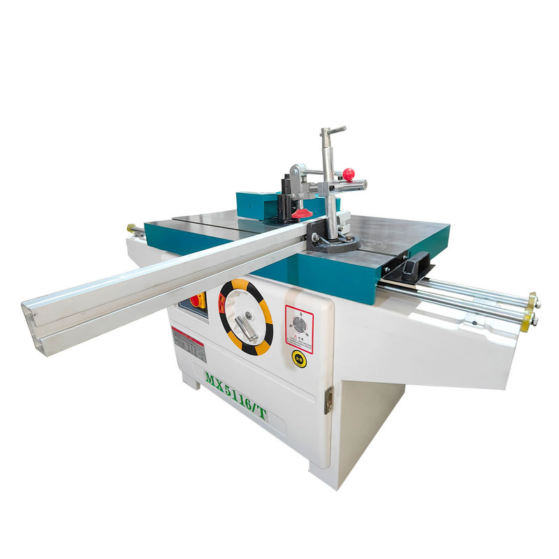 90 mm Spindeldiaameter MX5116T Schuiftafel Houtbewerking Single Spindle Shaper Machine