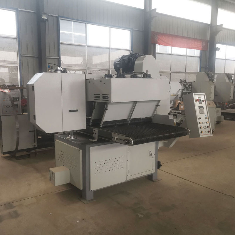 Krachtige 21,12kw horizontale stijl industriële 650mm hout snijband zag snelle machine