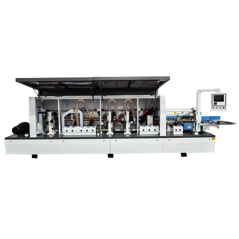 Randbandmachine voor houten deurkasten Panel Breedte Min. 80 mm en automatische functie