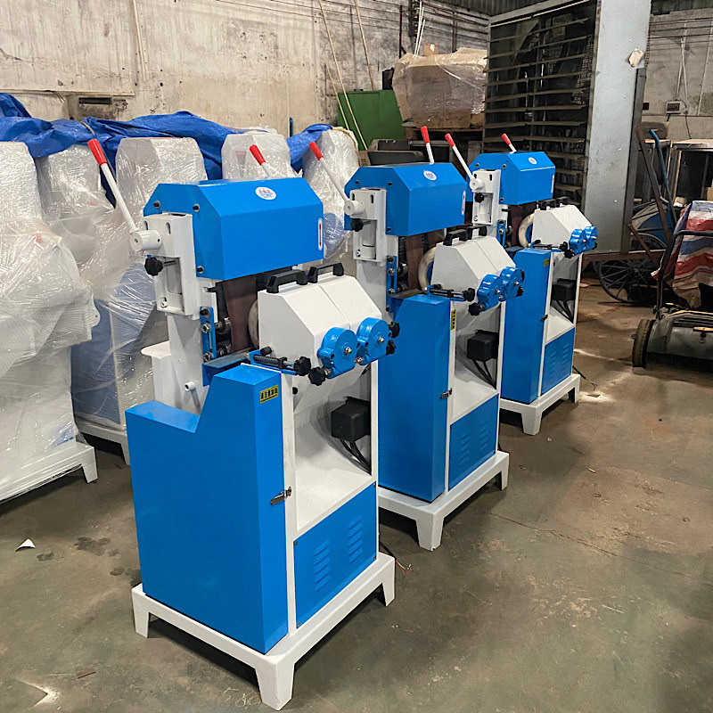 MM2012A Besemstap handrail ronde balk zandmachine met ventilator ventilator inbegrepen