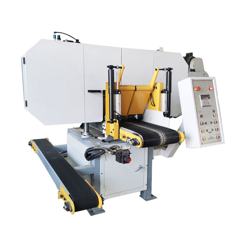 Totaal vermogen 17.22kw Houtbewerkingsmachines Volledig automatische horizontale bandzaagmachine
