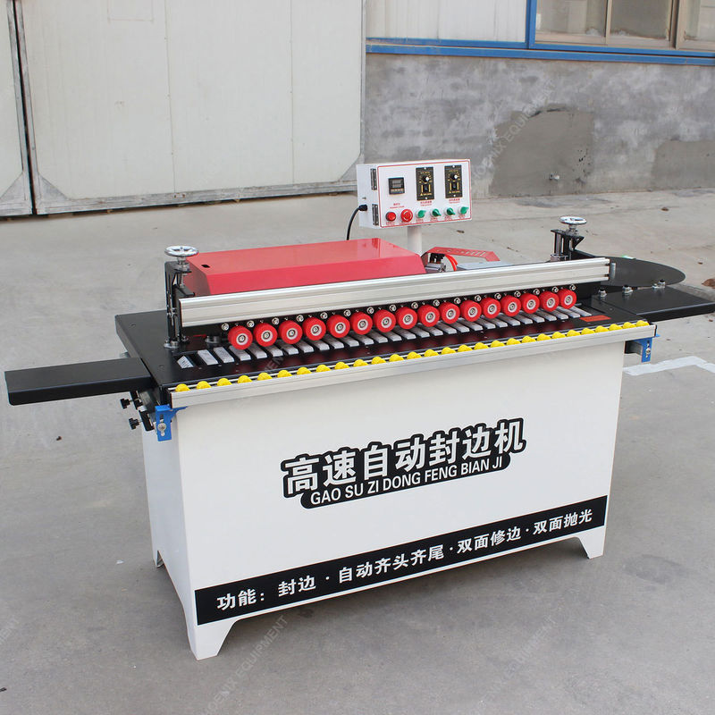 Makkelijk te bedienen 4kW Power Houtbewerking PVC Massivhouten Meubelen Randbandmachine