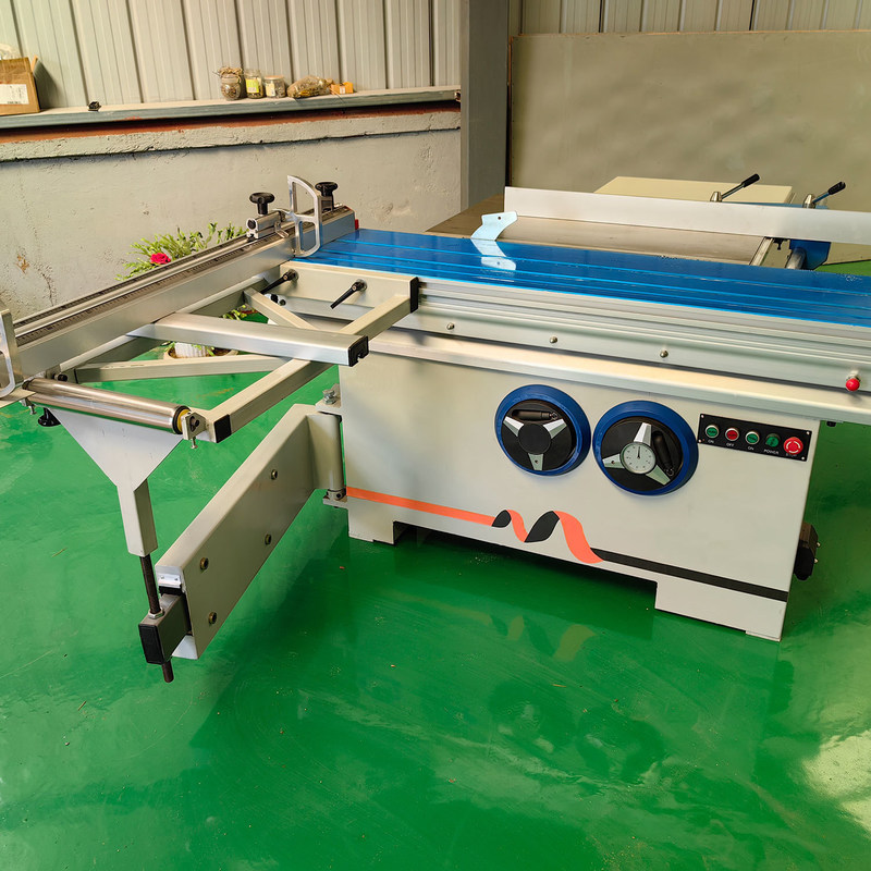 1600*380mm Schuiftafelgrootte Houtbewerking Automatische zaag met 30 mm hoofdspindeldiameter
