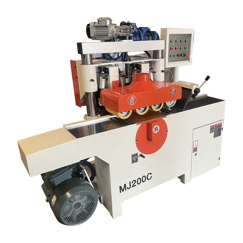 Kleine materiaalsplitser met hoge snelheid houten vierkant multi blade zaag en 11kW vermogen