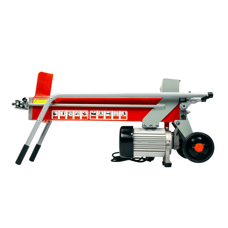 Elektrische houtsplitser 8 ton Mobiele houtsplitser voor thuissplitsing Diameter 50-400 mm
