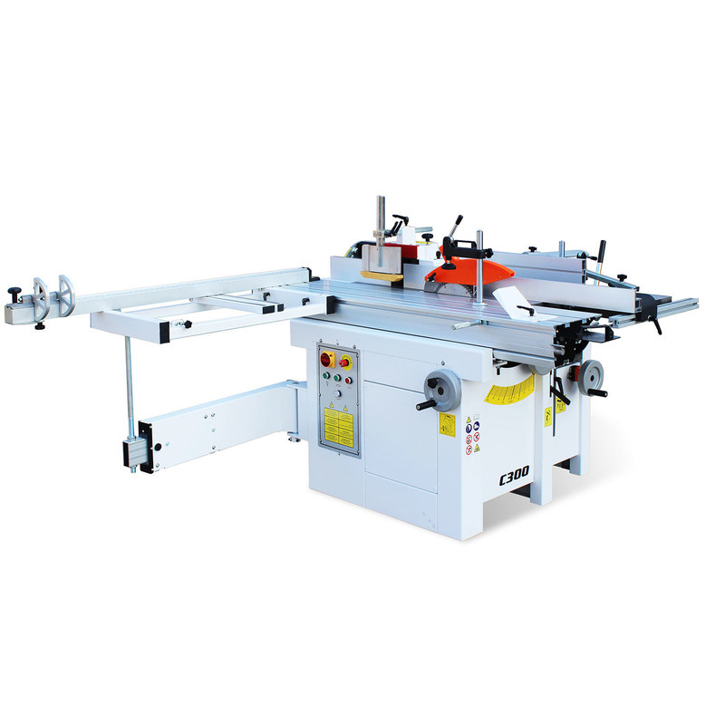 5 in 1 Tafel Houtplaner Combinatie Houtbewerkingsmachine Dikte Planer C300 300x1500mm