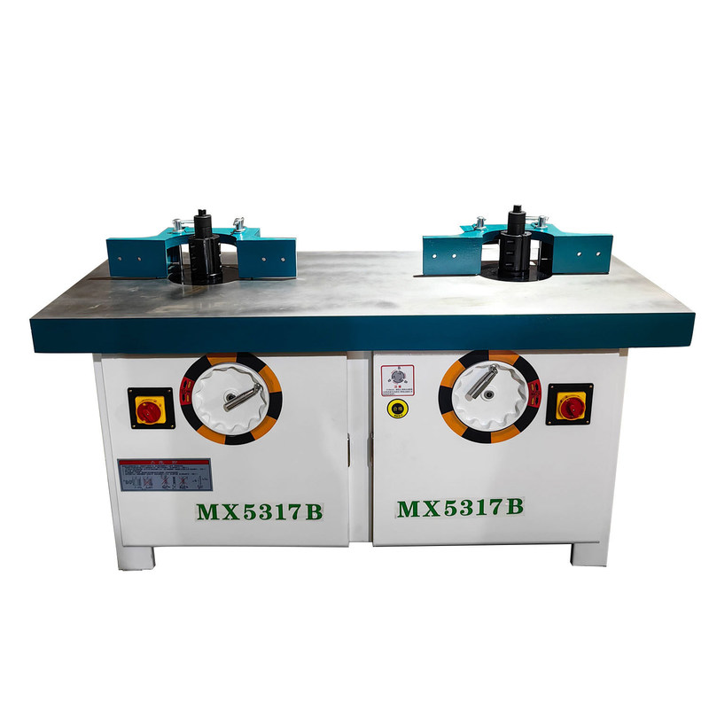 35 mm Spindle Dia MX5317 Houtbewerking Verticale Dubbele Spindle Shaper Machine voor Houten Deur