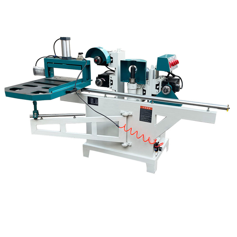 MJ105 Precision Pneumatic Five Disc Saw Tenoning Machine Eén eind rechte spanningsmachine